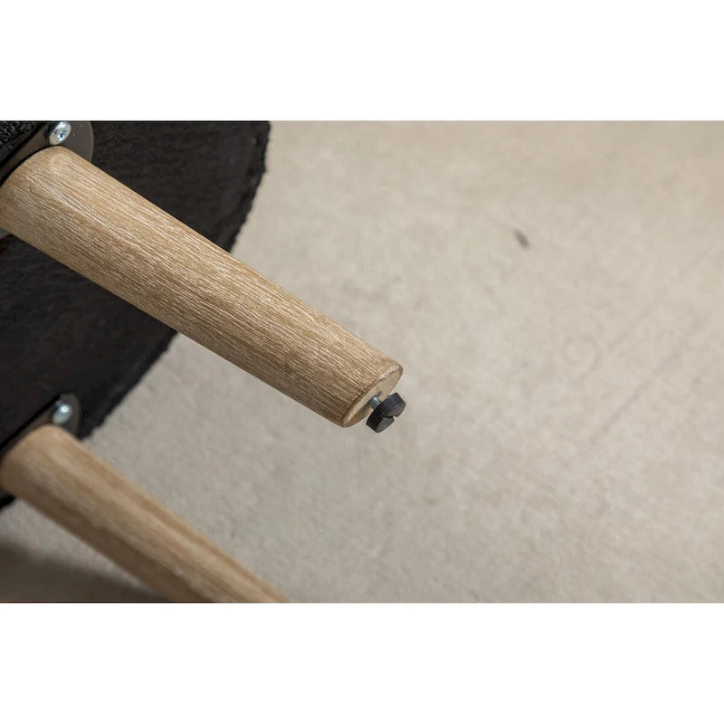 Boucle Fabric Storage Bench with Wood Frame and Adjustable Legs - 48.88W x 16.93D x 18.7H