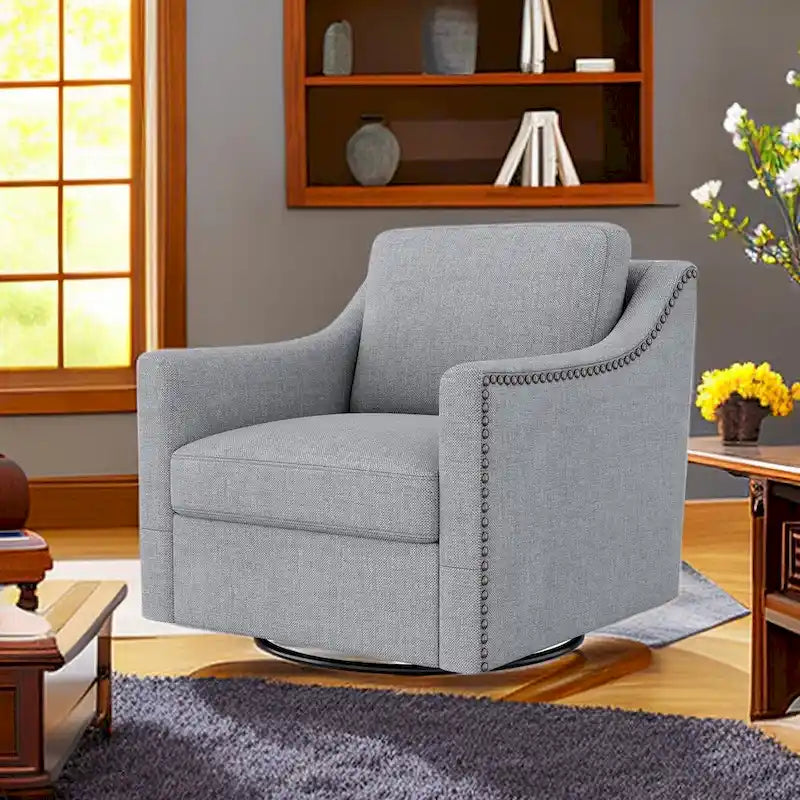 360 Degree Swivel Accent Chair for Living Room or Bedroom