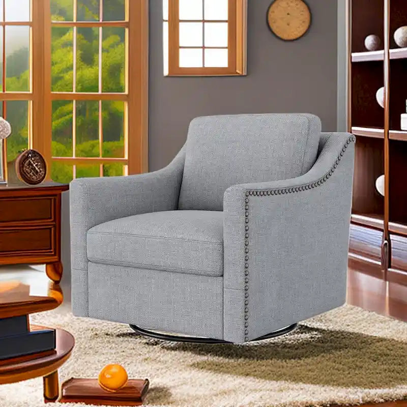 360 Degree Swivel Accent Chair for Living Room or Bedroom