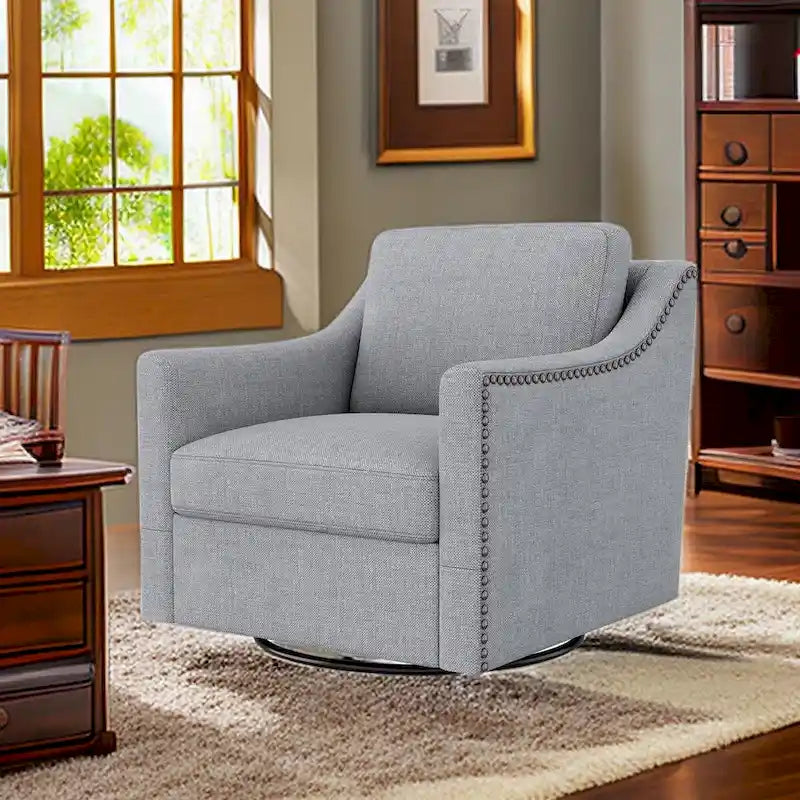 360 Degree Swivel Accent Chair for Living Room or Bedroom