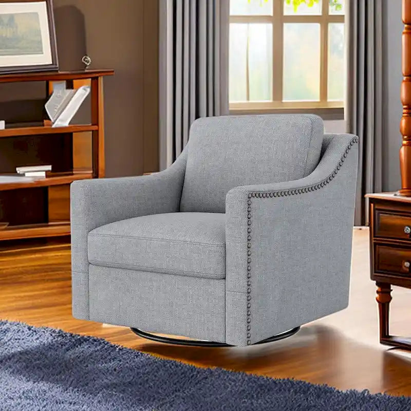 360 Degree Swivel Accent Chair for Living Room or Bedroom