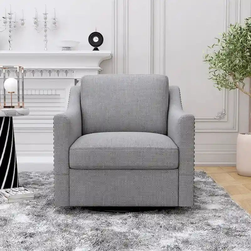 360 Degree Swivel Accent Chair for Living Room or Bedroom
