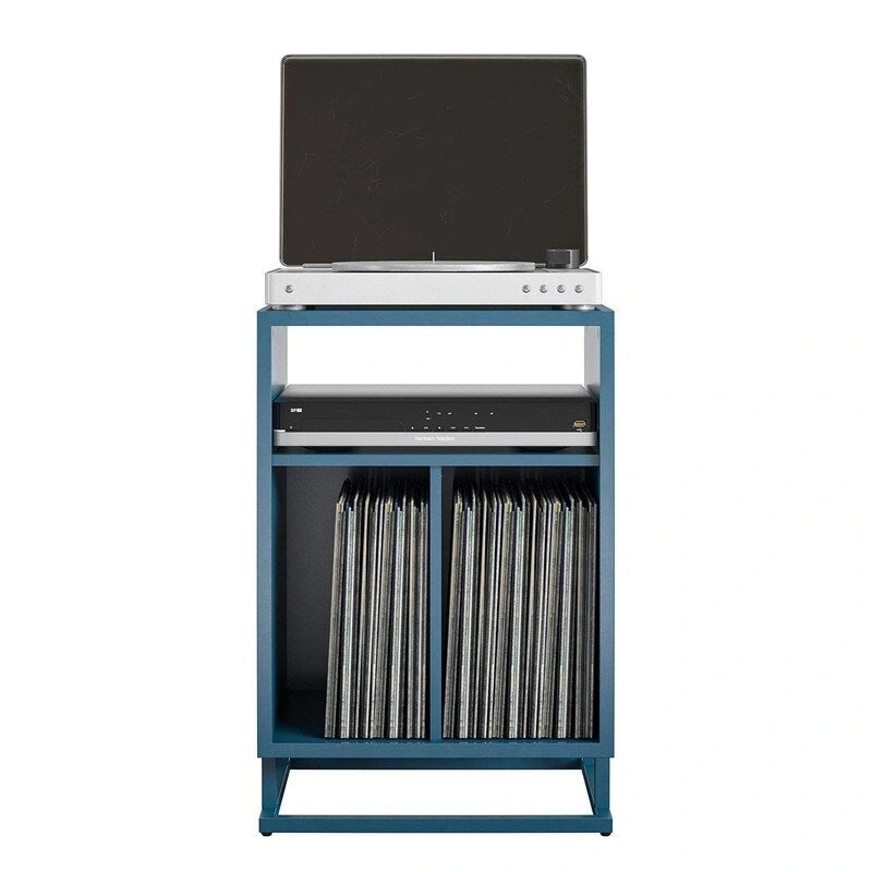 Turntable Stand with 3 Open Cubbies - 19W x 16.14D x 27.56H