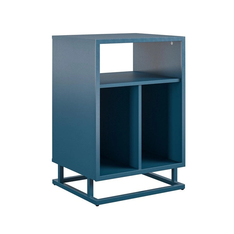 Turntable Stand with 3 Open Cubbies - 19W x 16.14D x 27.56H