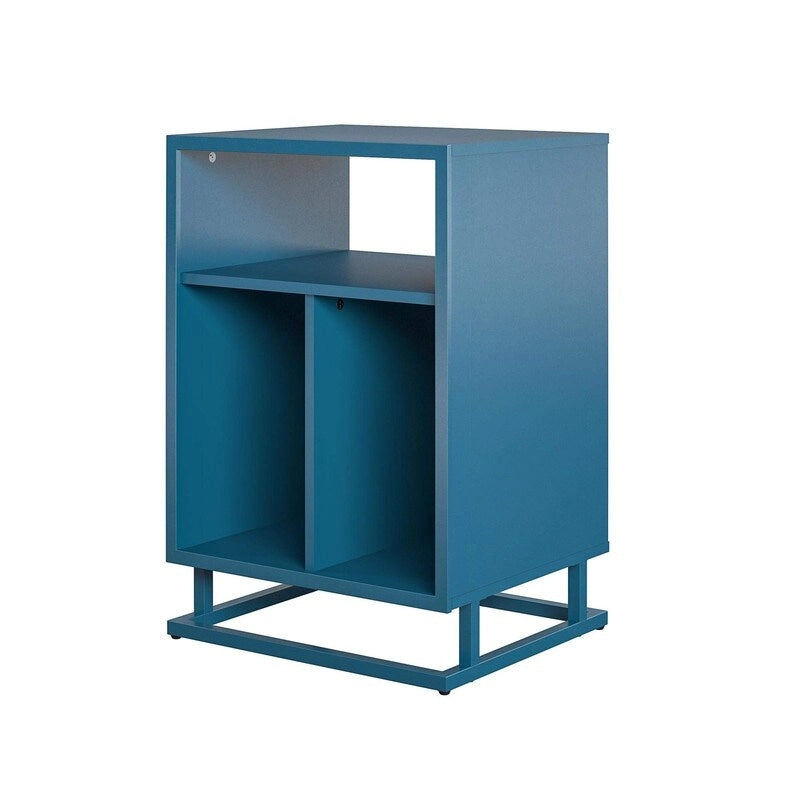 Turntable Stand with 3 Open Cubbies - 19W x 16.14D x 27.56H