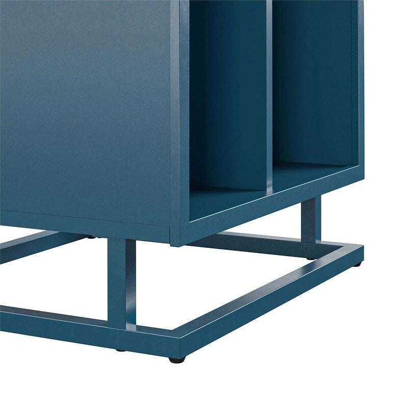 Turntable Stand with 3 Open Cubbies - 19W x 16.14D x 27.56H