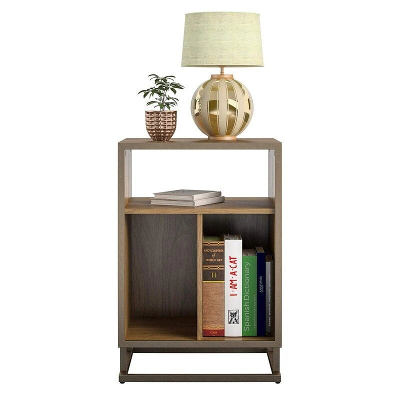 Turntable Stand with 3 Open Cubbies - 19W x 16.14D x 27.56H