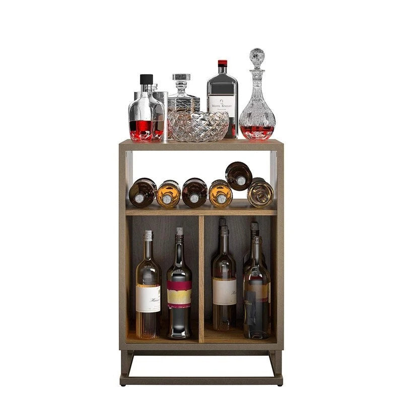 Turntable Stand with 3 Open Cubbies - 19W x 16.14D x 27.56H