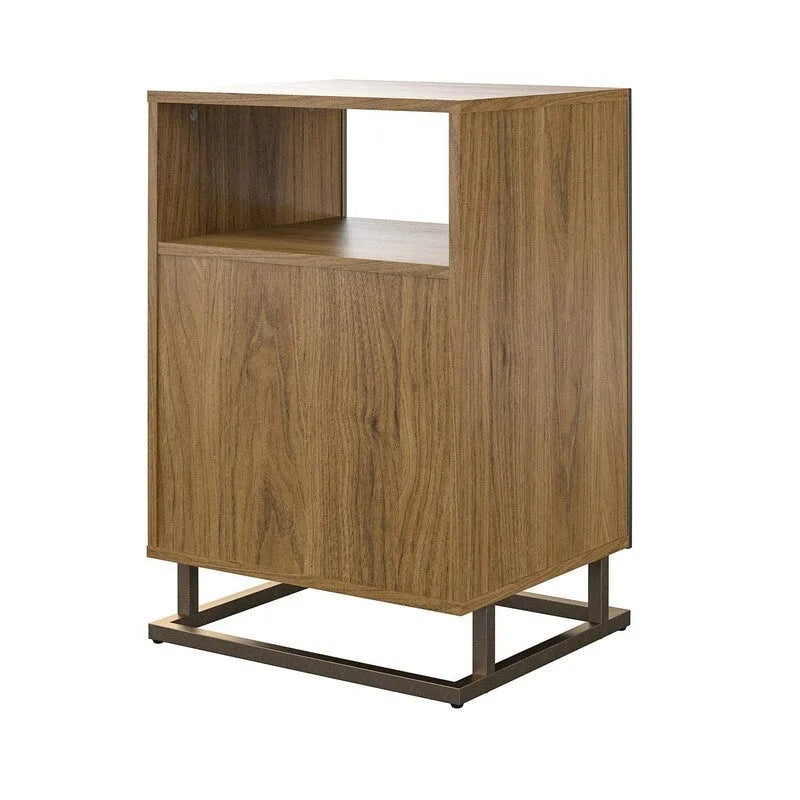 Turntable Stand with 3 Open Cubbies - 19W x 16.14D x 27.56H