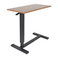 Rolling C-Shape Adjustable Height Laptop Side Table - 31.5W x 15.7D x 26-35H