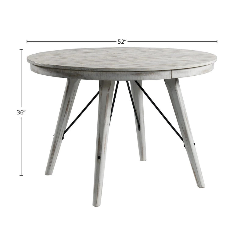 Modern Rustic Round Counter Table, 52"
