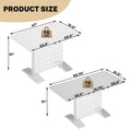 Expandable Dining Table - Seats up to 6, High-Gloss Finish
